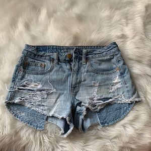 American Eagle Distressed Shorts